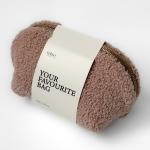 Косметичка Miso Teddy пудрового кольору мала