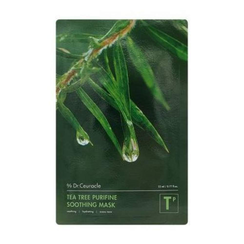 Заспокійлива маска з екстрактом чайного дерева Dr.Ceuracle Tea Tree Purifine Soothing Mask