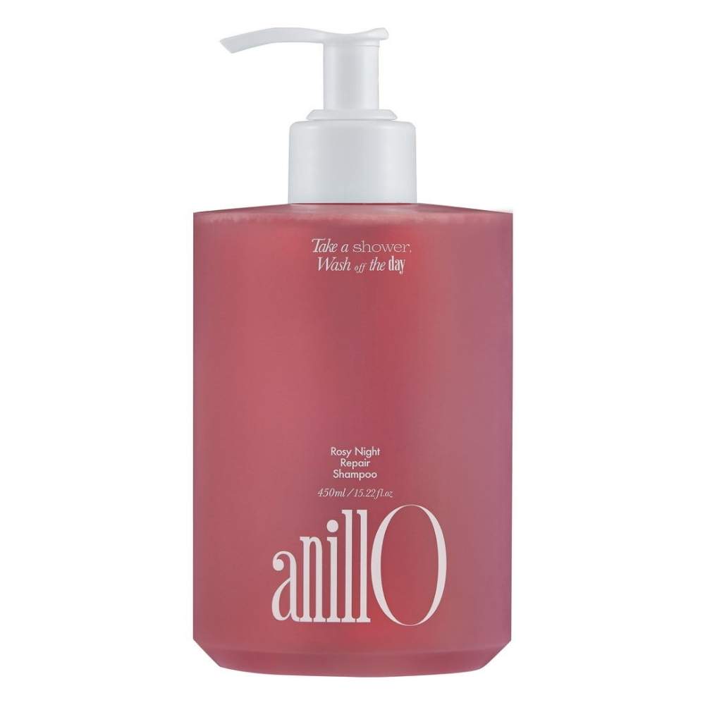 Відновлюючий шампунь для волосся anillO Rosy Night Repair Shampoo 450 мл
