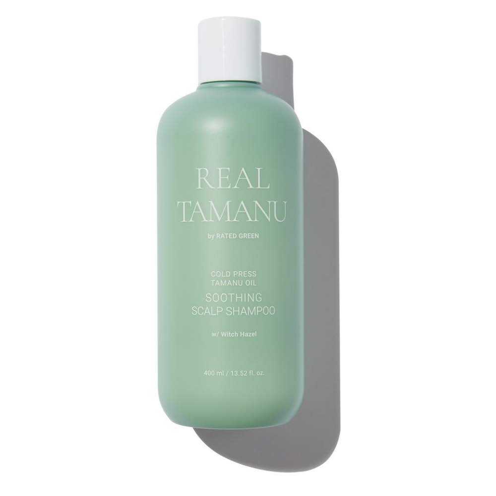 Заспокійливий шампунь для волосся з маслом таману  RATED GREEN REAL TAMANU TAMANU OIL SOOTHING SCALP SHAMPOO 400 ml
