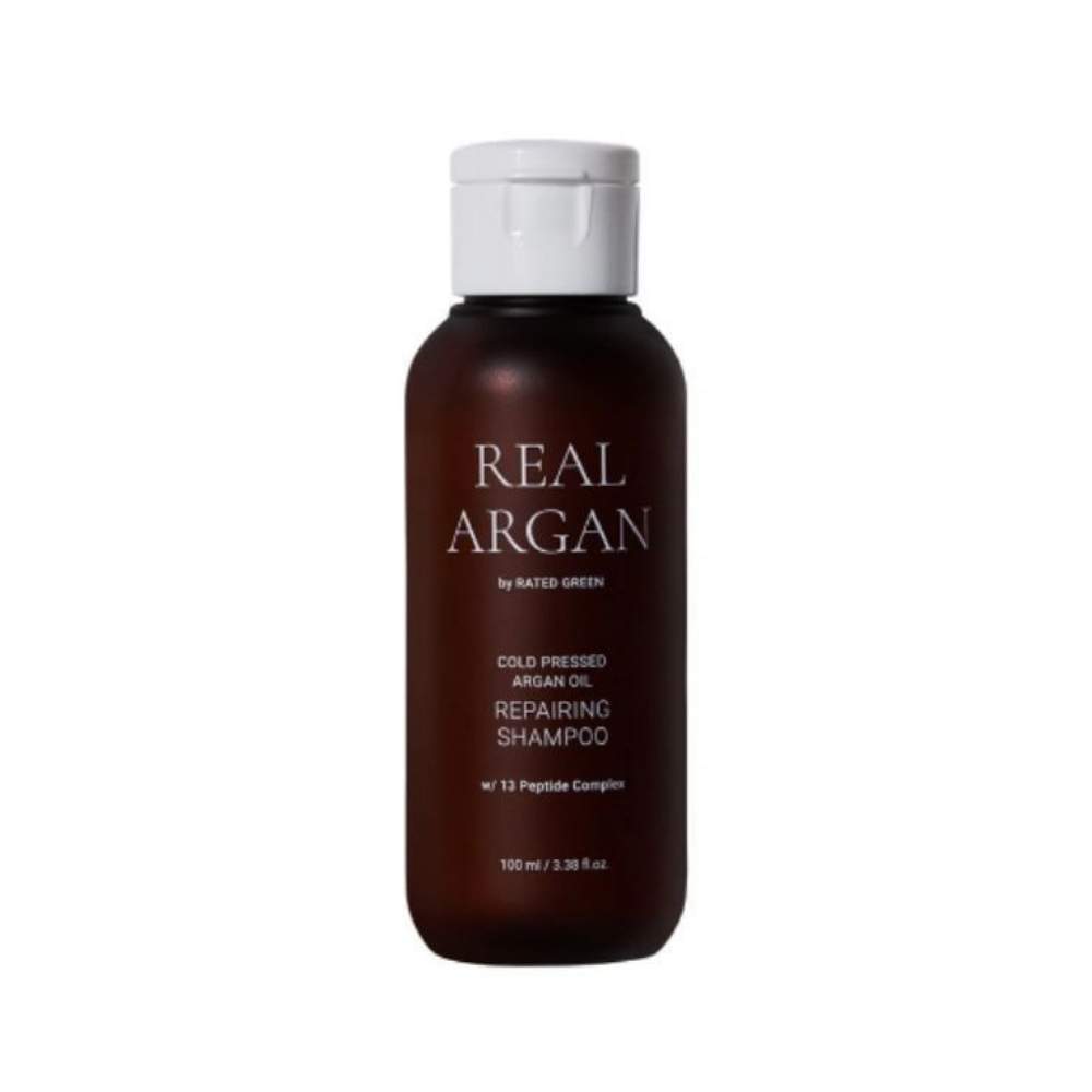 міні Відновлюючий шампунь з аргановим маслом RATED GREEN REAL ARGAN REPAIRING SHAMPOO 100 ml