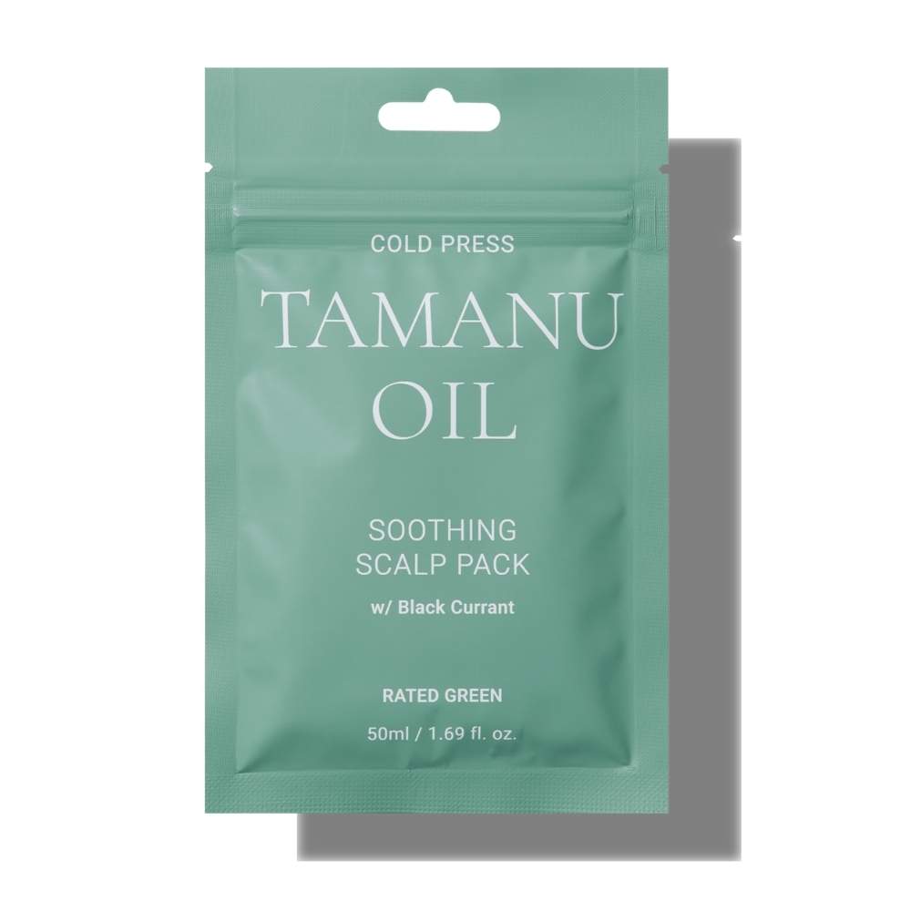 Заспокійлива маска з маслом таману  RATED GREEN TAMANU OIL SOOTHING SCALP PACK W/ BLACK CURRANT 50 ml