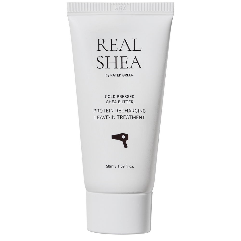 Відновлюючий термозахисний крем для волосся RATED GREEN REAL SHEA PROTEIN RECHARGING LEAVE-IN TREATMENT 50 ml