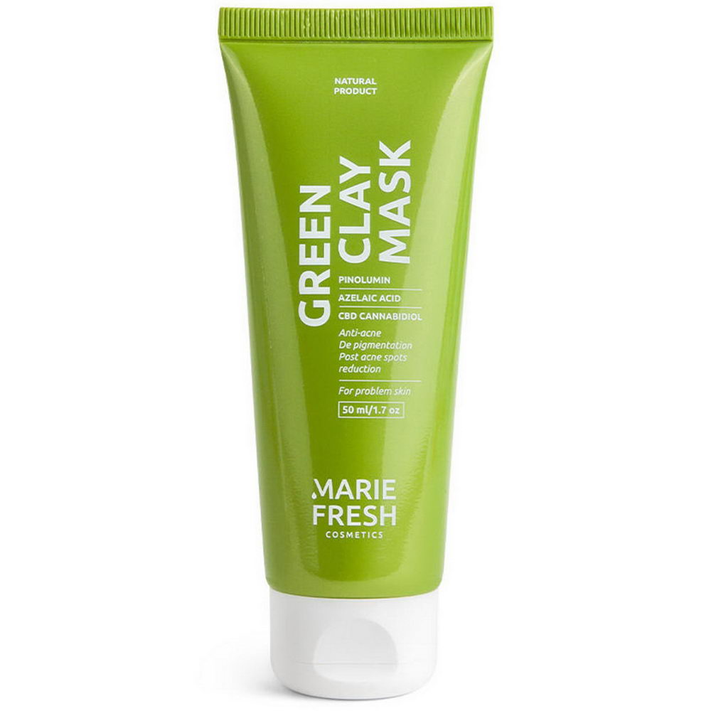 Протизапальна маска Green Clay Mask Marie Fresh Cosmetics 50 мл
