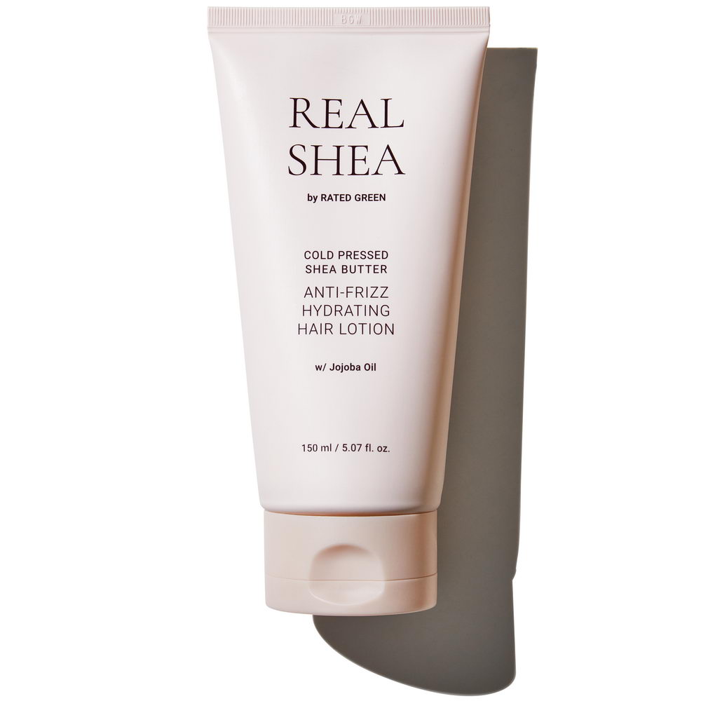 Зволожуючий лосьйон для волосся з маслом ши RATED GREEN REAL SHEA COLD PRESSED SHEA BUTTER ANTI-FRIZZ HYDRATING  HAIR LOTION 150ML