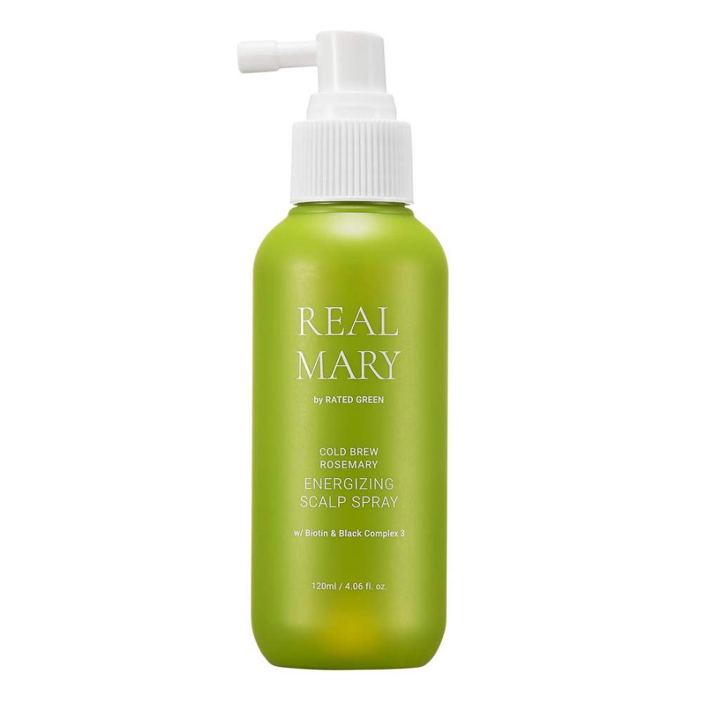 Енергетичний спрей для шкіри голови з розмарином  RATED GREEN REAL MARY ENERGIZING SCALP SPRAY 120ml