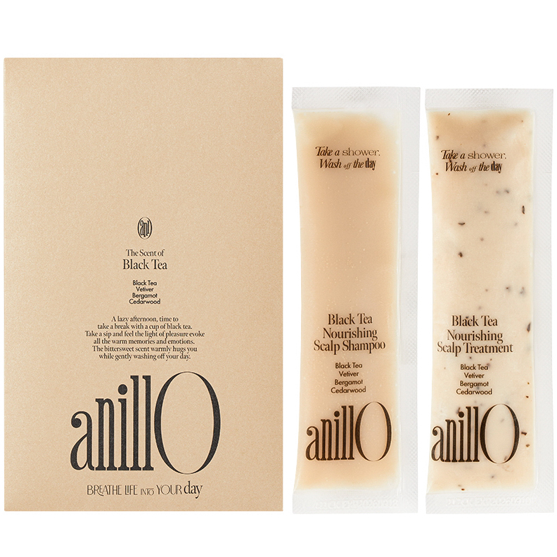 Набір тестерів anillO Black Tea Nourishing KIT 10мл*2шт