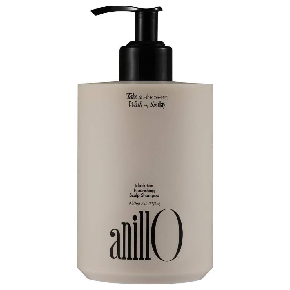 Живильний шампунь для волосся anillO Black Tea Nourishing Scalp Shampoo 450 мл