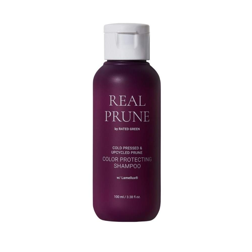 міні Шампунь захист фарбованого волосся з екстрактом сливи RATED GREEN REAL PRUNE COLOR PROTECTING SHAMPOO 100 мл