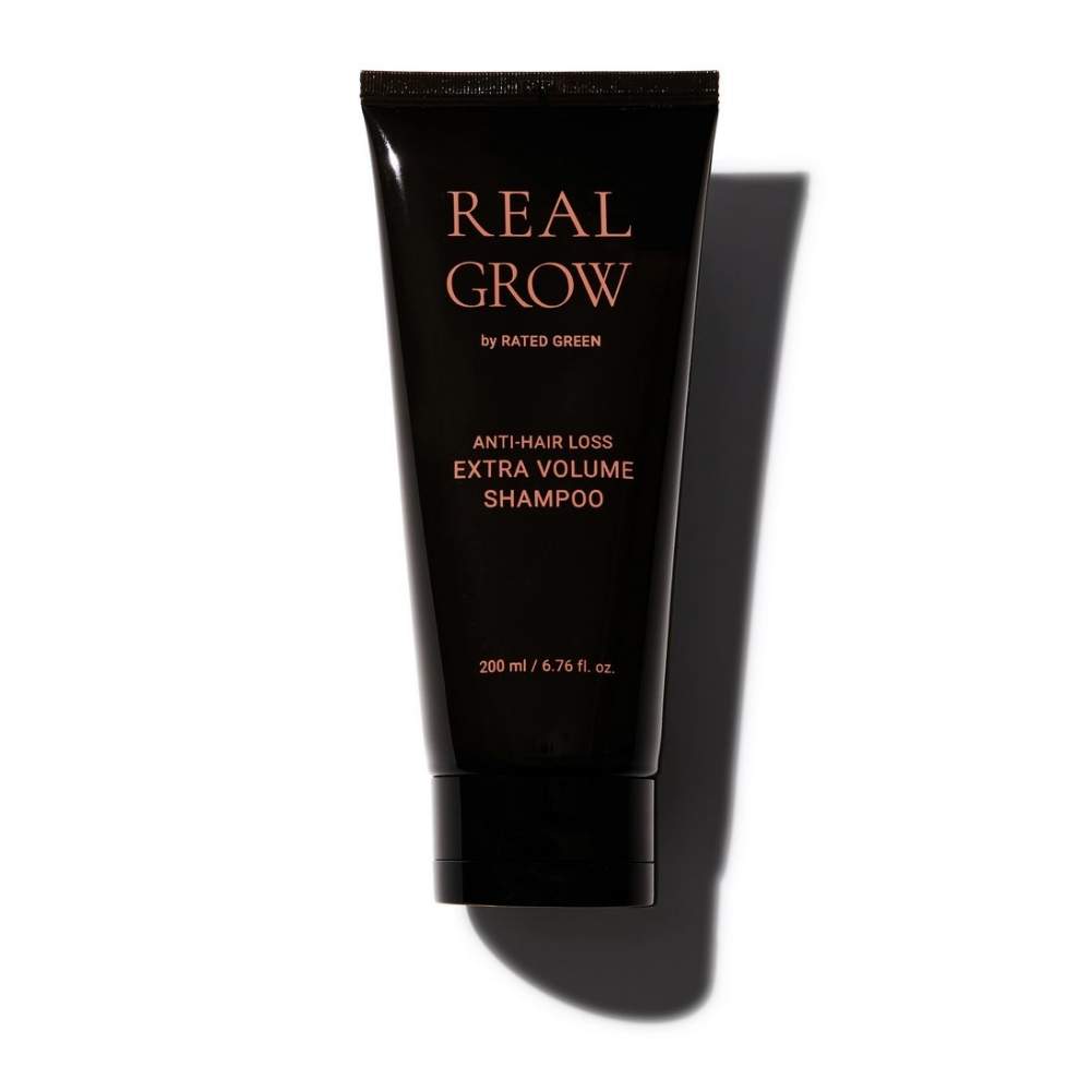 Шампунь для об'єму і від випадіння волосся  RATED GREEN REAL GROW ANTI HAIR LOSS EXTRA VOLUME SHAMPOO 200 ml