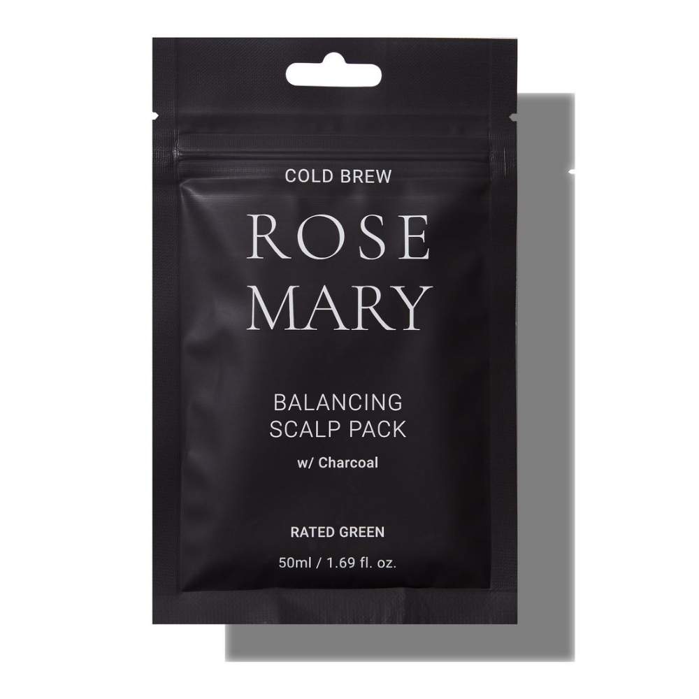 Балансуюча маска з розмарином  RATED GREEN ROSEMARY BALANCING SCALP PACK W/ CHARCOAL 50 ml