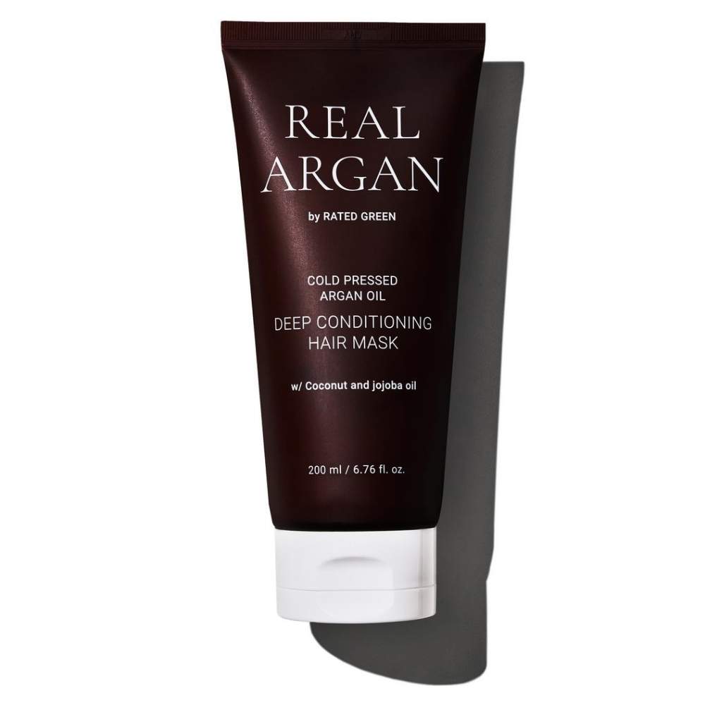 Глибоко-кондиціонуюча маска з аргановою олією REAL ARGAN DEEP CONDITIONING HAIR MASK Rated Green 200 ml