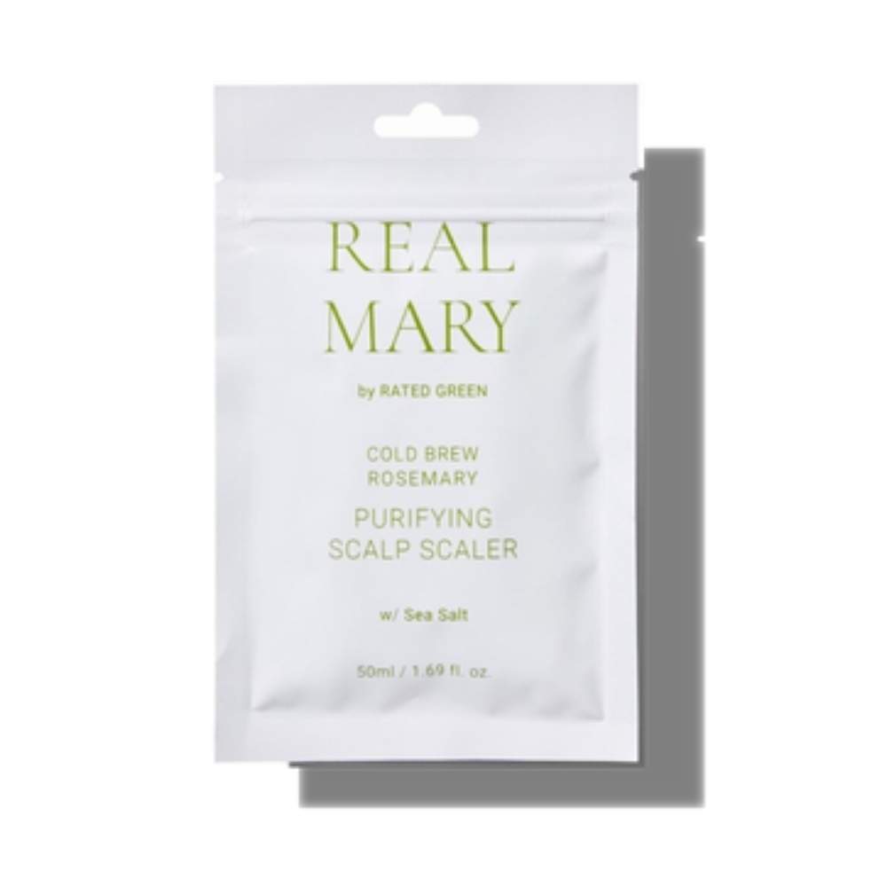 Глибокоочищаюча маска для шкіри голови з морською сіллю  RATED GREEN REAL MARY PURIFYING SCALP SCALER (саше) 50 ml