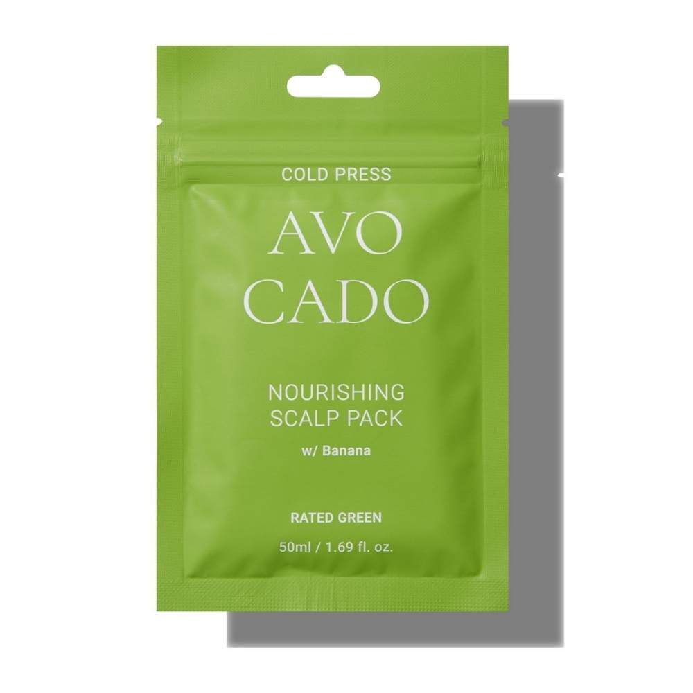 Живильна маска з авокадо  RATED GREEN AVOCADO NOURISHING SCALP PACK W/ BANANA 50 ml