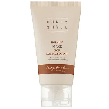 Мініатюра термозахисної маски для волосся  CURLYSHYLL Hair Cure Mask 40ml