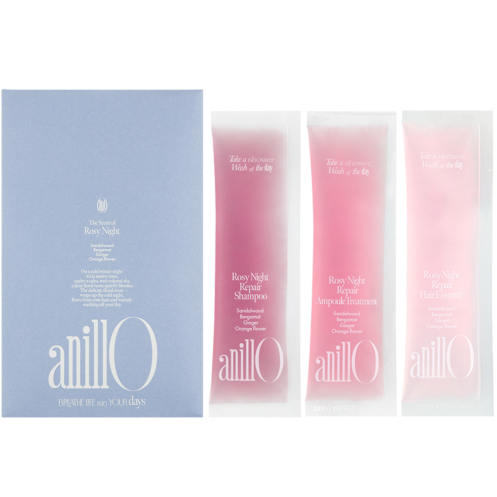 Набір тестерів anillO Rosy Night Repair KIT 10мл*3шт