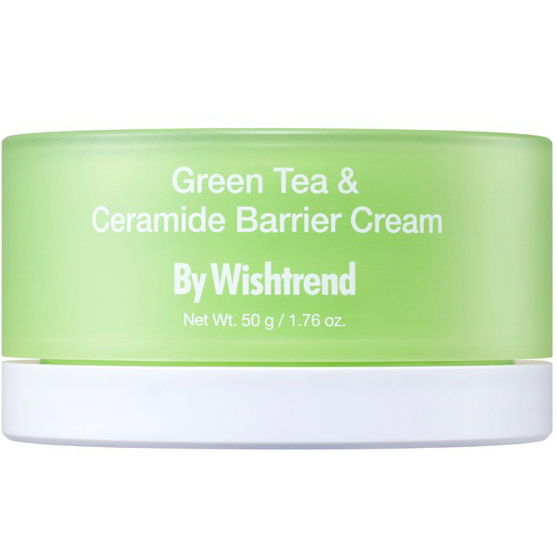 Відновлювальний крем із зеленим чаєм та церамідами By Wishtrend Green Tea & Ceramide Barrier Cream 50 мл
