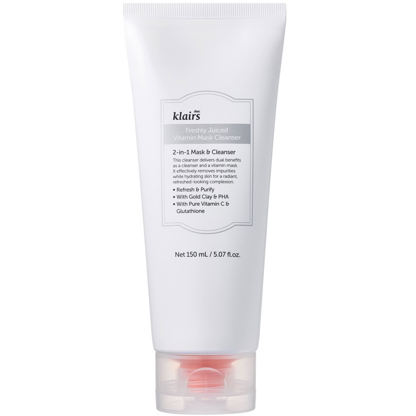 Очищуюча маска з вітаміном С Dear, Klairs Freshly Juiced Vitamin Mask Cleanser 150 мл