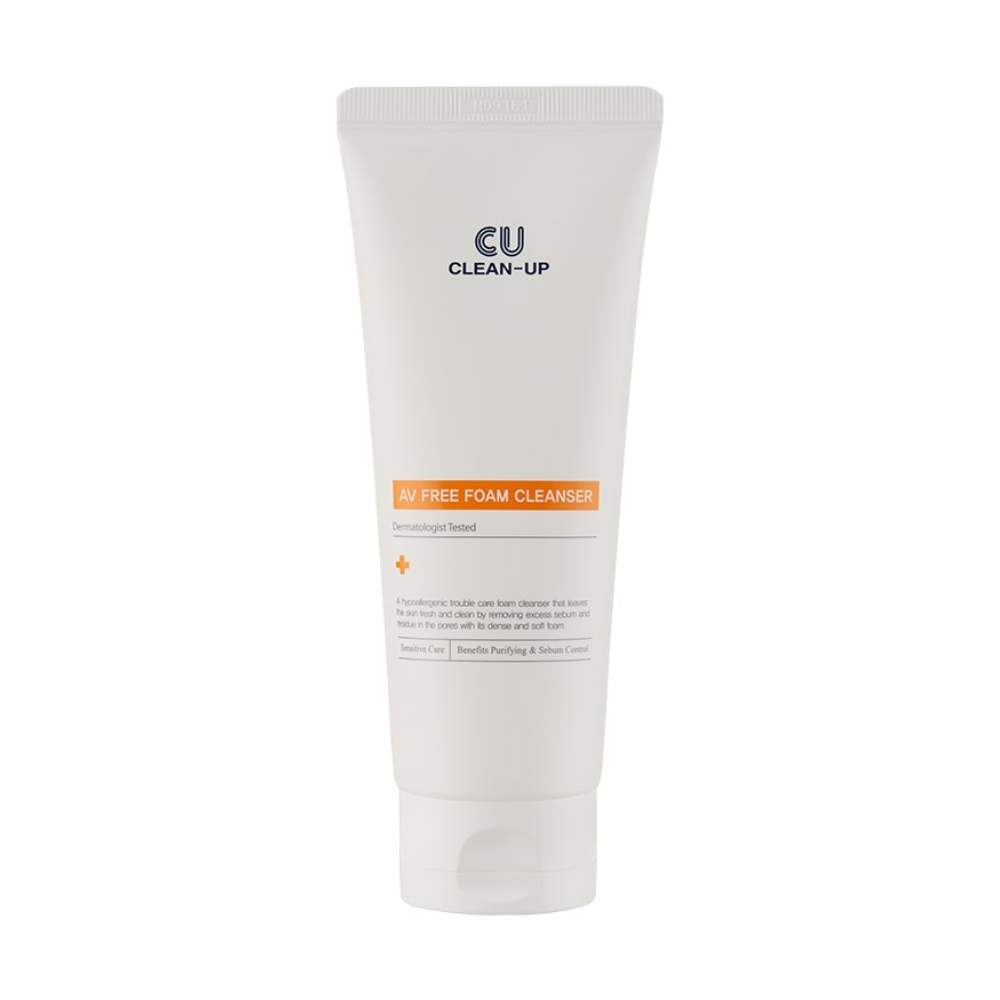 Кремова очищуюча пінка з саліциловою кислотою CU Skin Clean-Up AV Free Foam Cleanser 150 ml
