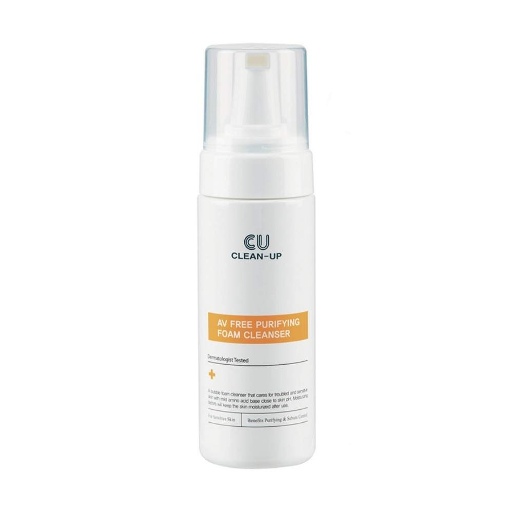 Очищуючий мус для проблемної шкіри CU Skin CLEAN-UP AV Free Purifying Foam Cleanser 150 ml