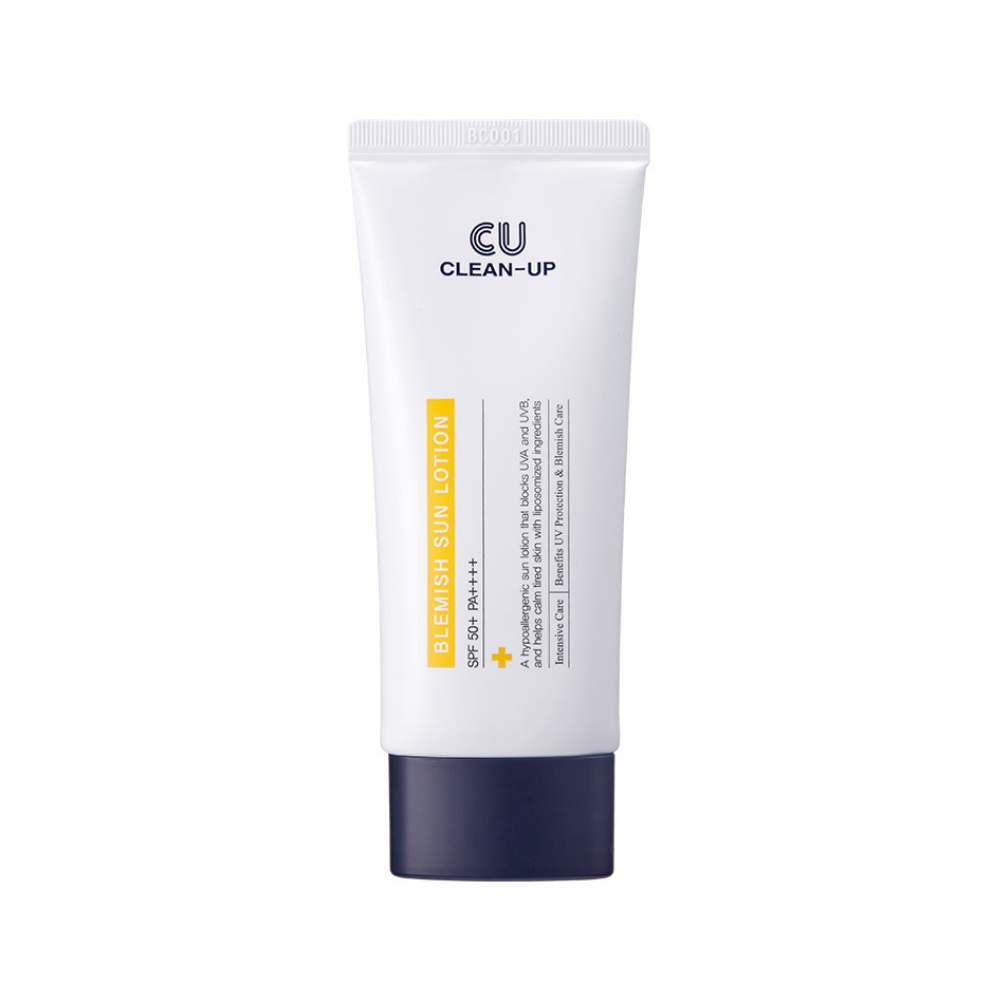 Сонцезахисний лосьйон з ліпосомами на стабільних фільтрах CU Skin Clean-Up Blemish Sun Lotion SPF 50+ PA++++ 60 ml