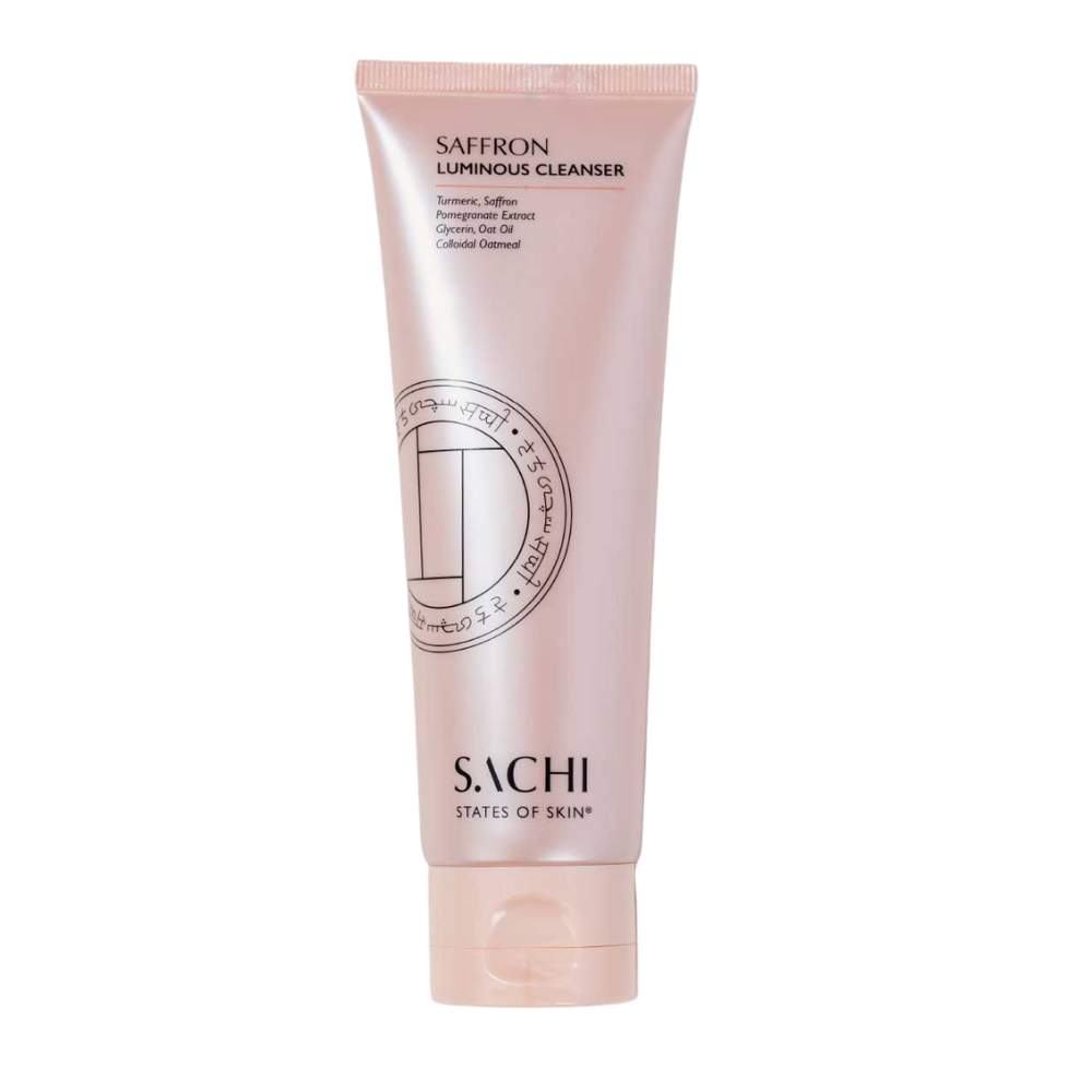 Засіб для очищення шкіри обличчя з шафраном SACHI Skin Saffron Luminous Cleanser 120 мл
