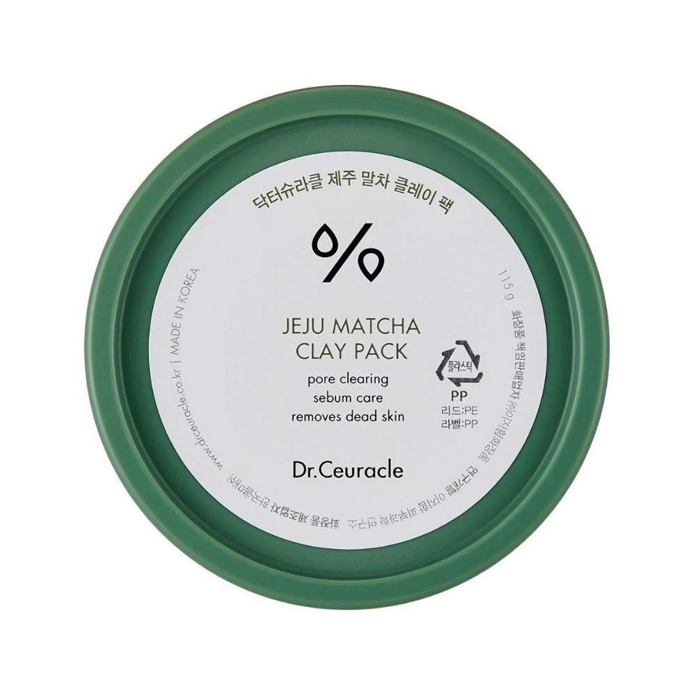 Очищуюча глиняна маска з чаєм Матча Dr. Ceuracle Jeju Matcha Clay Pack 115 g