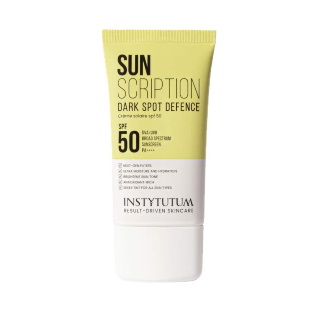 Сонцезахисний крем  з освітлюючим ефектом  Instytutum SunscriptionDark Spot Defence  SPF50 50 ml