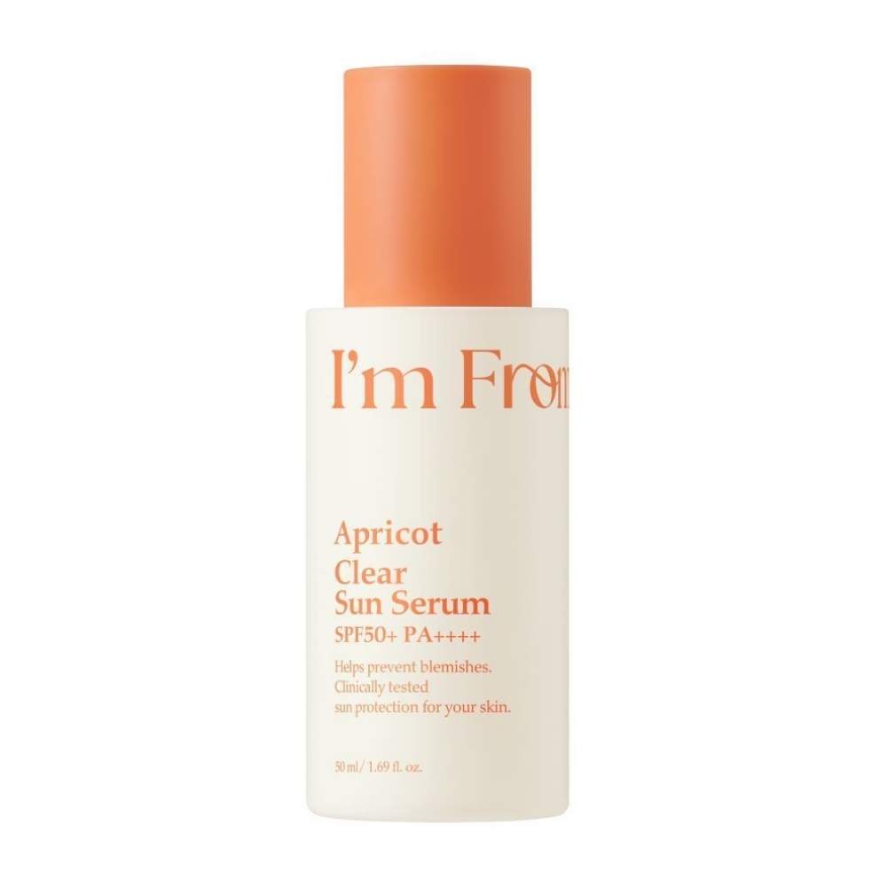 Сонцезахисний серум I’m From Apricot Clear Sun Serum SPF50, 50 мл