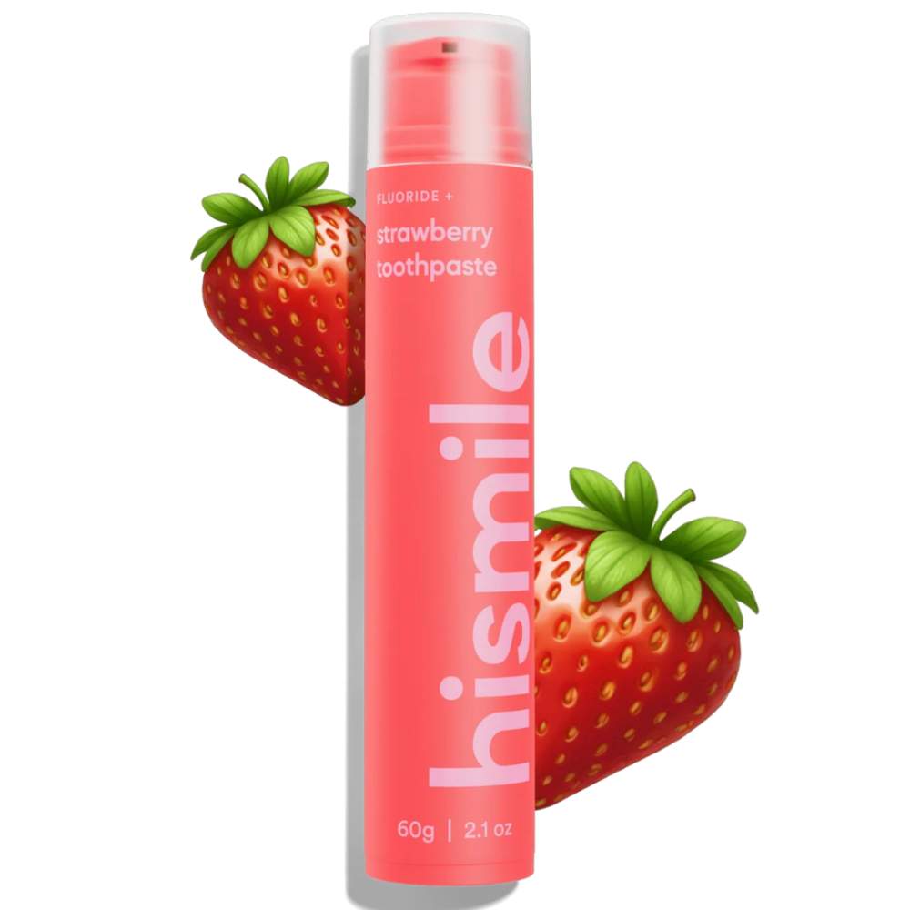 Зубна паста зі смаком полуниці Hismile Strawberry Toothpaste 60g