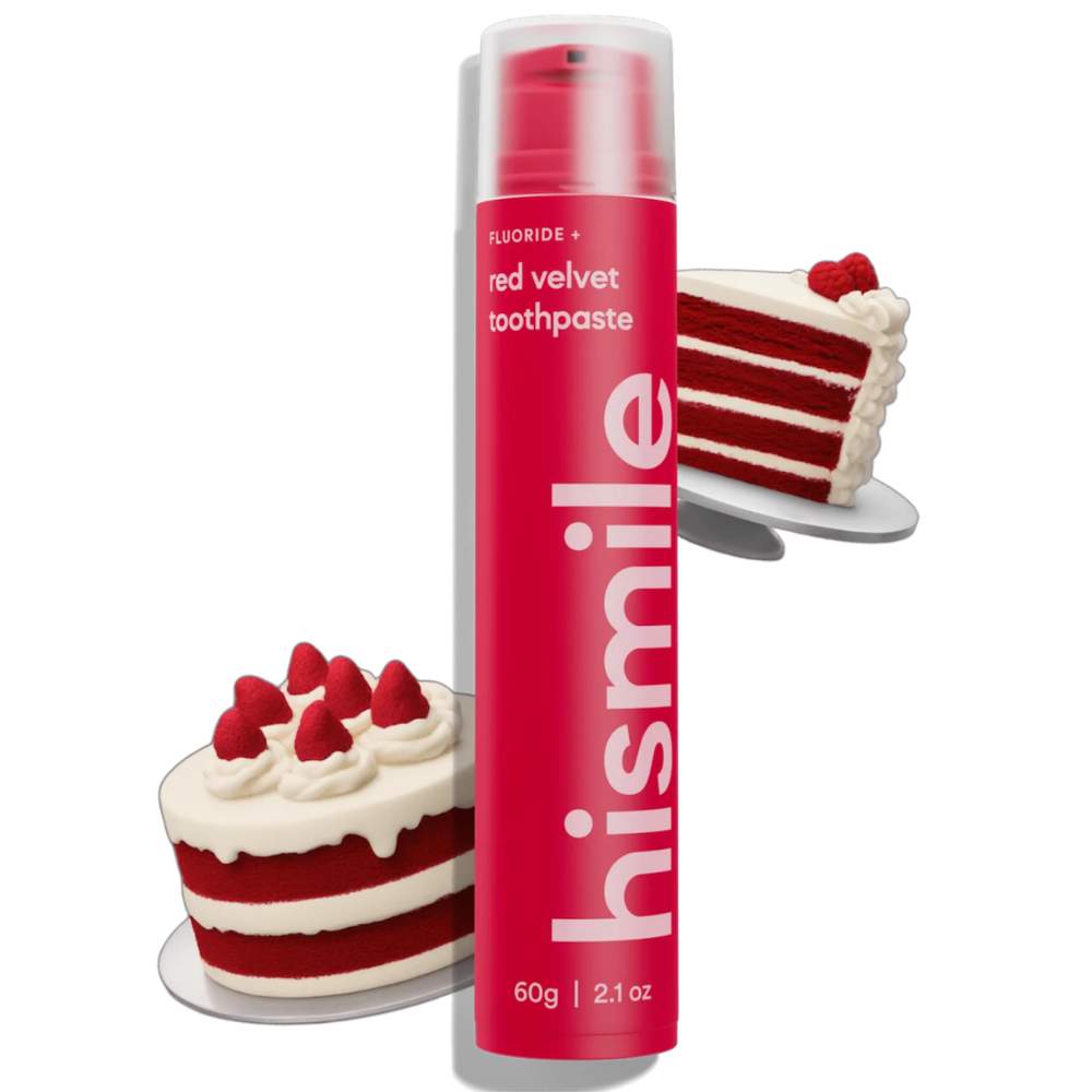 Зубна паста зі смаком червоного оксамиту hismile Red Velvet Toothpaste 60g