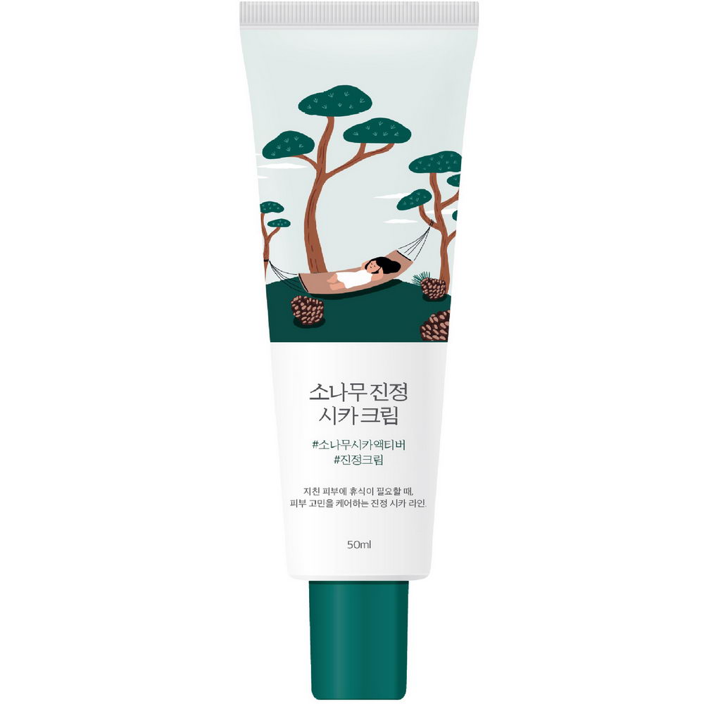 Заспокійливий крем з екстрактом голок сосни ROUND LAB Pine Calming Cica Cream 50 ml