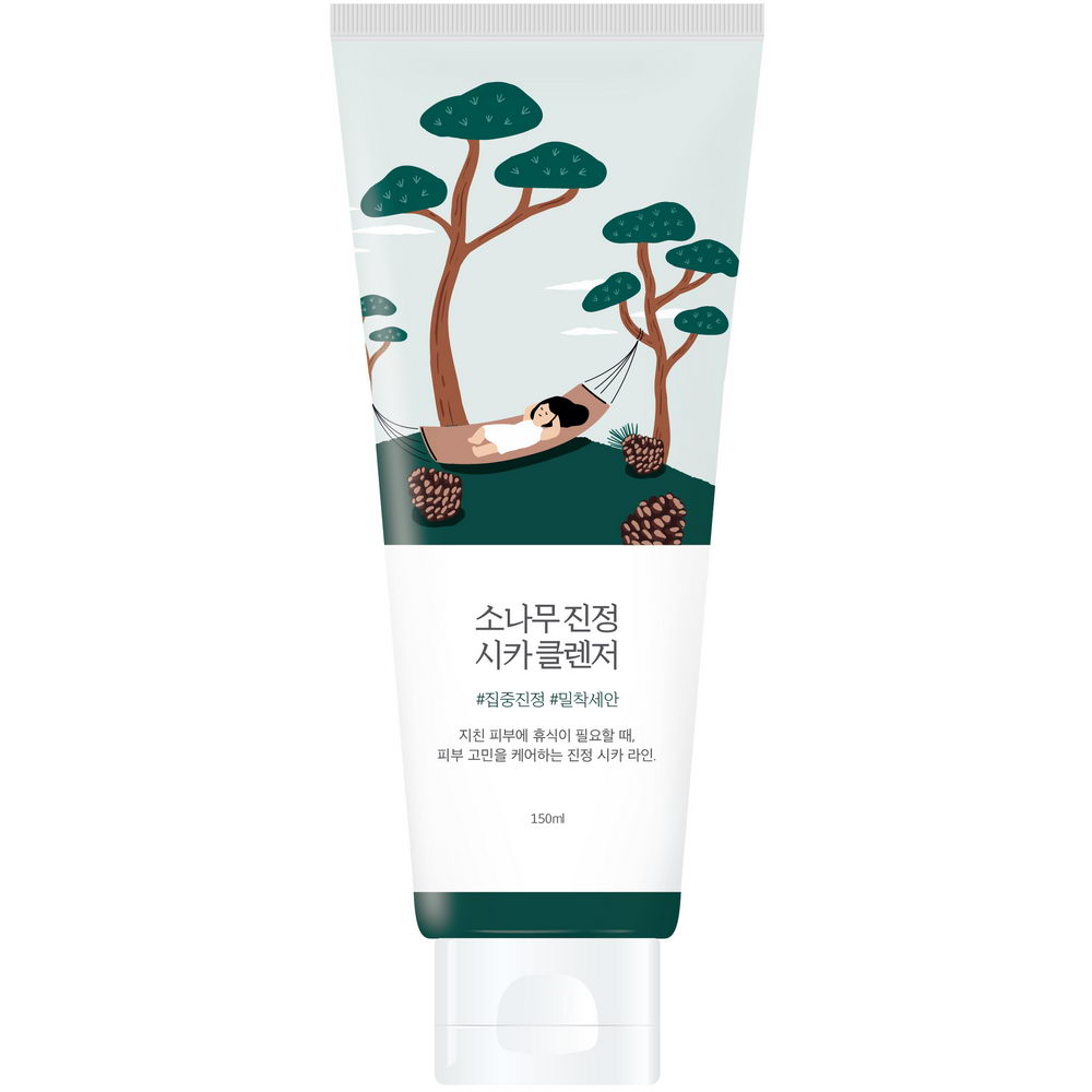 Очищувальна пінка з екстрактом голок сосни ROUND LAB Pine Calming Cica Cleanser 150 ml