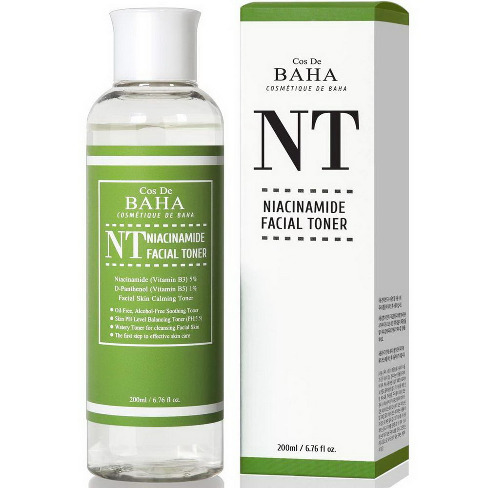 Балансуючий тонер з ніацинамідом Cos De Baha Niacinamide Facial Toner 200 ml